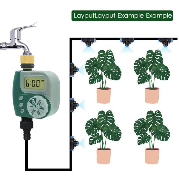 watering equipments smart timer hose faucet battery operated automatic sprinkler system programmable irrigation controller
watering equipments smart timer hose faucet battery operated automatic sprinkler system programmable irrigation controller