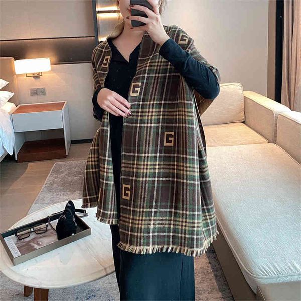 Shawl Scarf Imitation Cashmere Women's 2021 Autumn and Winter Rectangular Warm Live Belt Goods, Blue;gray
Shawl Scarf Imitation Cashmere Women's 2021 Autumn and Winter Rectangular Warm Live Belt Goods, Blue;gray