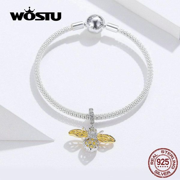 charm bracelets wostu golden bee charms oringinal bracelet 100% 925 sterling silver animal beads bangle for women luxury jewelry gift fib830, Golden;silver
charm bracelets wostu golden bee charms oringinal bracelet 100% 925 sterling silver animal beads bangle for women luxury jewelry gift fib830, Golden;silver