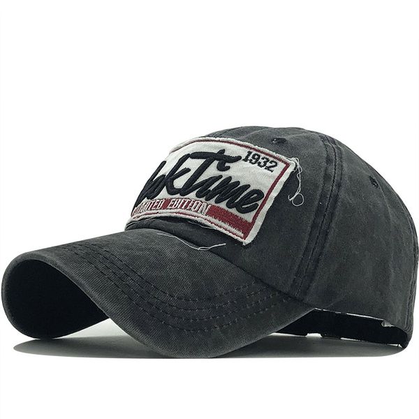 new washed baseball cap peaktime letter embroidery cotton hat mens fishing peaked korean style, Blue;gray
new washed baseball cap peaktime letter embroidery cotton hat mens fishing peaked korean style, Blue;gray