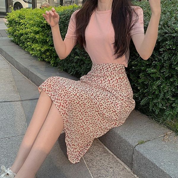 skirts women mid-calf skirt casual solid color female slim short sleeves and super fairy forest floral skirt*, Black
skirts women mid-calf skirt casual solid color female slim short sleeves and super fairy forest floral skirt*, Black