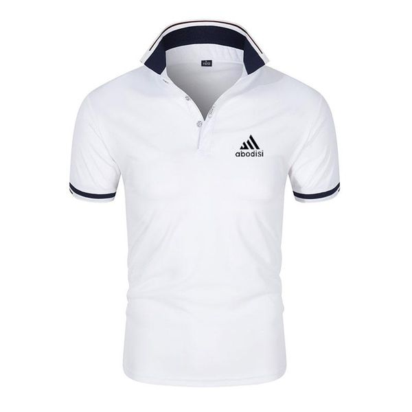 men's polos brand summer shirt 2021 casual short-sleeved stand-up collar fashion business, White;black
men's polos brand summer shirt 2021 casual short-sleeved stand-up collar fashion business, White;black