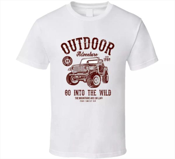 outdoor adventure car tees mountain off road camp vintage style men's t-shirts, White;black
outdoor adventure car tees mountain off road camp vintage style men's t-shirts, White;black
