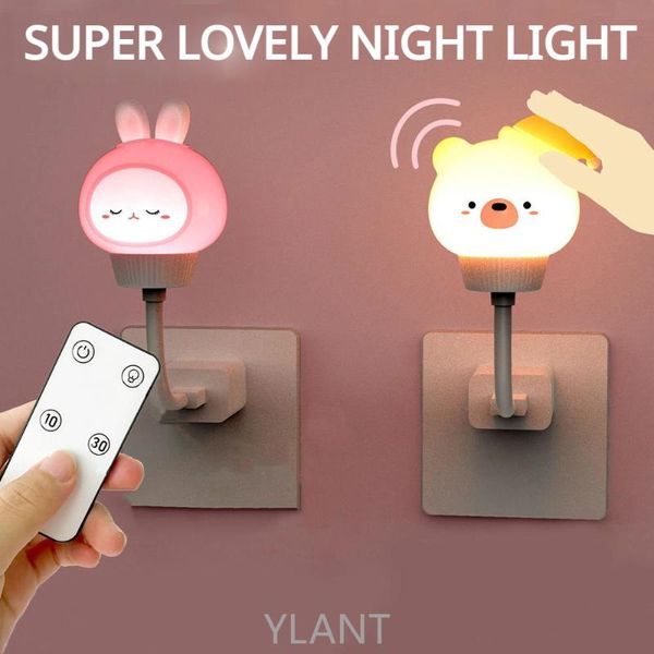 night lights led cute cartoon lamp bear remote control for baby kid bedroom decor bedside christmas gift chlidren usb light
night lights led cute cartoon lamp bear remote control for baby kid bedroom decor bedside christmas gift chlidren usb light