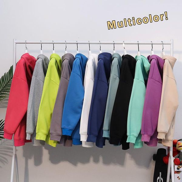men's hoodies & sweatshirts pr 2021 pure color plus velvet harajuku casual male oversized streetwear hip hop loose outwear, Black
men's hoodies & sweatshirts pr 2021 pure color plus velvet harajuku casual male oversized streetwear hip hop loose outwear, Black