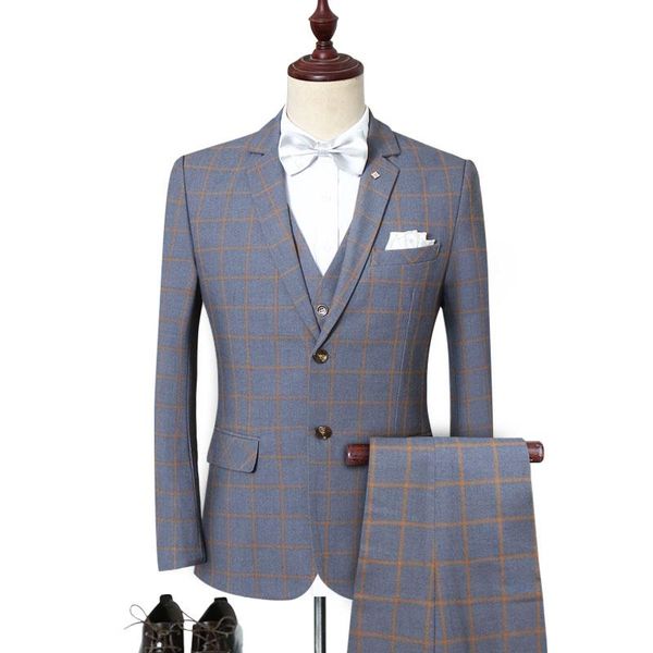 suit vest trousers 3 pcs set men's business casual plaid groomsman blazers waistcoat dress three piece slim fit wedding jacket suits &, White;black
suit vest trousers 3 pcs set men's business casual plaid groomsman blazers waistcoat dress three piece slim fit wedding jacket suits &, White;black