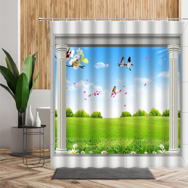stereo outside window scenery waterproof shower curtain butterfly flowers landscape background bath curtains fabric with hook
stereo outside window scenery waterproof shower curtain butterfly flowers landscape background bath curtains fabric with hook