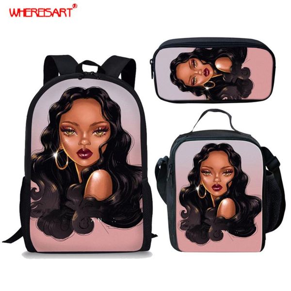 school bags whereisart 3pcs/set for children black girls magic african shoulder bag set kids teenagers book satchel
school bags whereisart 3pcs/set for children black girls magic african shoulder bag set kids teenagers book satchel