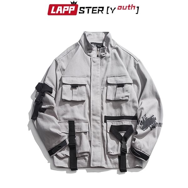 lappster men ribbons japanese streetwear cargo jackets coats windbreaker hip hop bomber harajuku black clothing 210420, Black;brown
lappster men ribbons japanese streetwear cargo jackets coats windbreaker hip hop bomber harajuku black clothing 210420, Black;brown