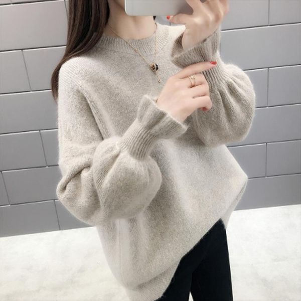 autumn winter korean women casual womens sweater o neck solid knitted pullover loose flare sleeve elegant sweaters, White;black
autumn winter korean women casual womens sweater o neck solid knitted pullover loose flare sleeve elegant sweaters, White;black