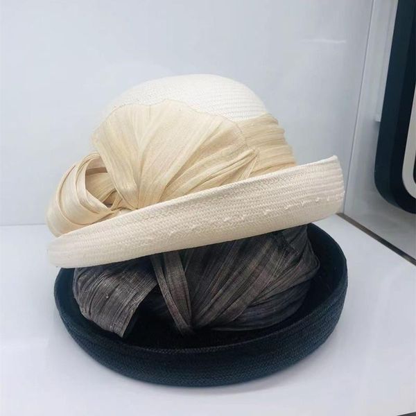 stingy brim hats huaqiao summer japanese paper rimmed small hat mulberry silk cambrine decoration fisherman lady, Blue;gray
stingy brim hats huaqiao summer japanese paper rimmed small hat mulberry silk cambrine decoration fisherman lady, Blue;gray