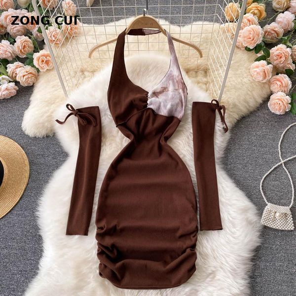 casual dresses club patchwork removable sleeves v neck halter mini bodycon dress for women autumn fashion office lady streetwear 2021, Black;gray
casual dresses club patchwork removable sleeves v neck halter mini bodycon dress for women autumn fashion office lady streetwear 2021, Black;gray