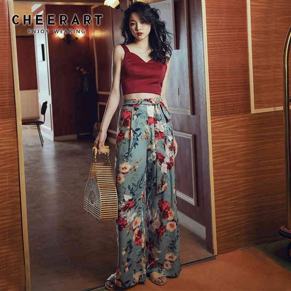 wide leg chiffon beach pants floral print trousers vintage long tie up loose holiday summer clothing 210427, Black;white
wide leg chiffon beach pants floral print trousers vintage long tie up loose holiday summer clothing 210427, Black;white
