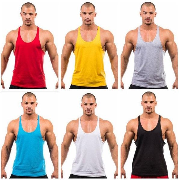 yoga outfits 12 colors men's fitness shirt running t basic bodybuilding vest mixed with cotton without printing simple gym for man, White;red
yoga outfits 12 colors men's fitness shirt running t basic bodybuilding vest mixed with cotton without printing simple gym for man, White;red