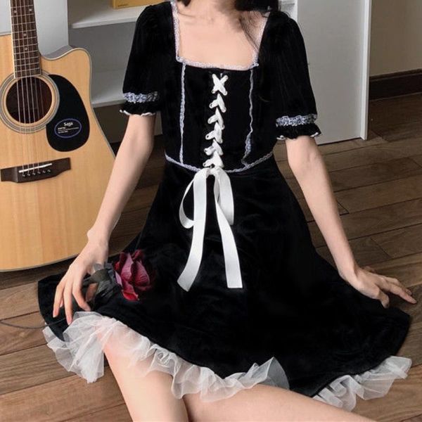 casual dresses houzhou women's gothic dress goth punk harajuku bandage black lolita kawaii lace vintage oversize sundress, Black;gray
casual dresses houzhou women's gothic dress goth punk harajuku bandage black lolita kawaii lace vintage oversize sundress, Black;gray