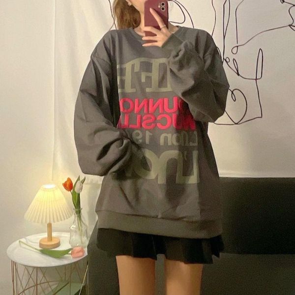 women's hoodies & sweatshirts thin pullover sweatshirt fashion autumn loose o neck harajuku hoodie letter print vintage aesthetic the, Black
women's hoodies & sweatshirts thin pullover sweatshirt fashion autumn loose o neck harajuku hoodie letter print vintage aesthetic the, Black