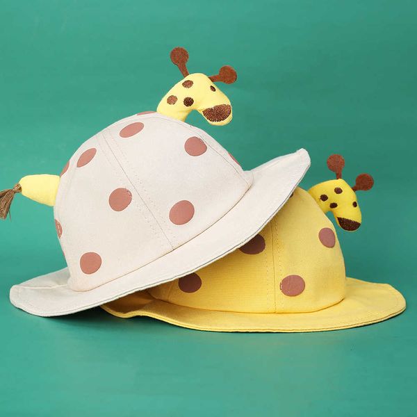 2021 fashion baby hat spring and summer fawn cartoon fisherman's cute basin outdoor sunscreen, Yellow
2021 fashion baby hat spring and summer fawn cartoon fisherman's cute basin outdoor sunscreen, Yellow