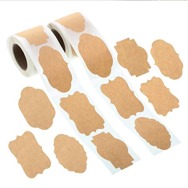 gift wrap 300pcs/roll kraft stickers paper labels glass bottle for homemade bakery & packaging scrapbooking sticker party decor 
gift wrap 300pcs/roll kraft stickers paper labels glass bottle for homemade bakery & packaging scrapbooking sticker party decor