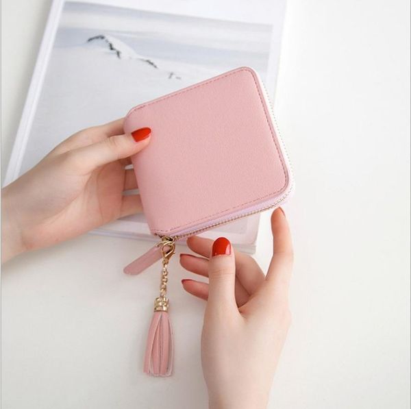 wallets 2021 ladies wallet korean version simple square zipper coin purse fashion card holder, Red;black
wallets 2021 ladies wallet korean version simple square zipper coin purse fashion card holder, Red;black