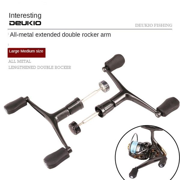 fishing reel accessories doublegrip metal extended rocker arm nut large and medium gray modified product baitcasting handle reels
fishing reel accessories doublegrip metal extended rocker arm nut large and medium gray modified product baitcasting handle reels