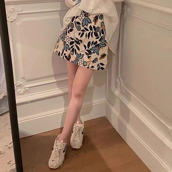 skirts summer fashion skirts, short a-line floral, Black 
skirts summer fashion skirts, short a-line floral, Black