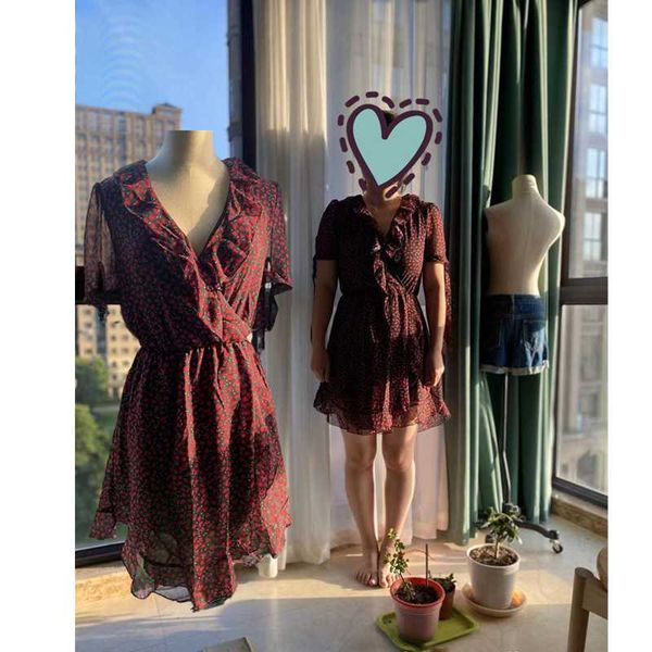 casual dresses lamtrip unique ruffles v-neck chiffon dress cute sweet hearted print robe, Black;gray
casual dresses lamtrip unique ruffles v-neck chiffon dress cute sweet hearted print robe, Black;gray