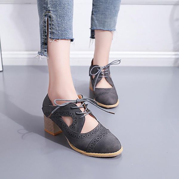 women's summer shoes lace up ladies sandals heels retro breathable hollow female 2021 fashion, Black
women's summer shoes lace up ladies sandals heels retro breathable hollow female 2021 fashion, Black