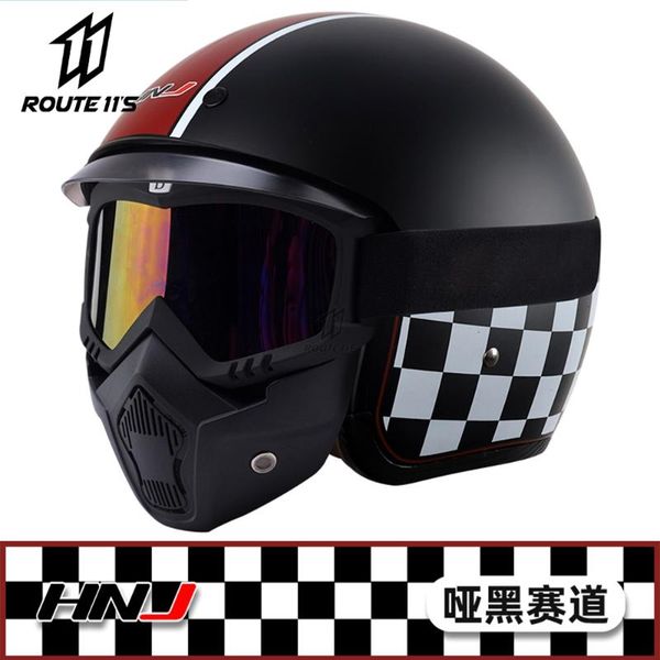 motorcycle helmets hnj helmet open face 3/4 casco moto motorbike riding capacete retro double lens
motorcycle helmets hnj helmet open face 3/4 casco moto motorbike riding capacete retro double lens