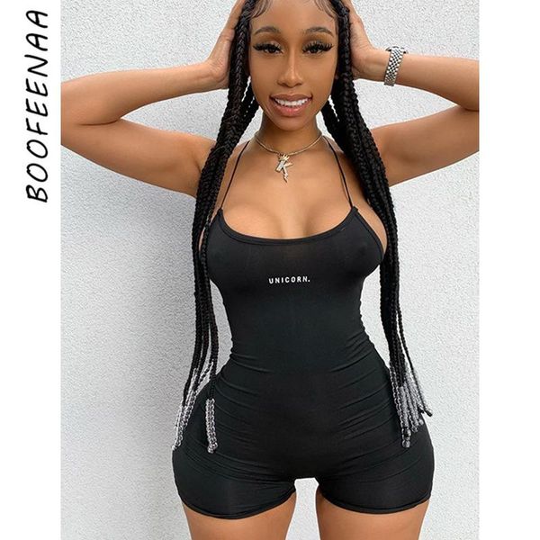 women's jumpsuits & rompers boofeenaa letter print black backless 2021 summer clothes for women one piece bodycon jumpsuit tracksuit c8, Black;white
women's jumpsuits & rompers boofeenaa letter print black backless 2021 summer clothes for women one piece bodycon jumpsuit tracksuit c8, Black;white
