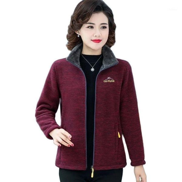 women's wool & blends autumn winter middle-aged mother fleece long sleeve ladies jacket plus velvet shake grain women sweater outerwear, Black
women's wool & blends autumn winter middle-aged mother fleece long sleeve ladies jacket plus velvet shake grain women sweater outerwear, Black