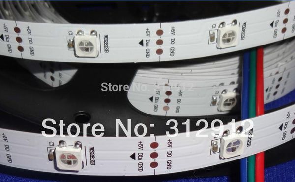 5m dc5v ws2812b led pixel srip,non-waterproof,30pcs ws2812b/m with 30pixels;36w;white pcb;4pin strips
5m dc5v ws2812b led pixel srip,non-waterproof,30pcs ws2812b/m with 30pixels;36w;white pcb;4pin strips
