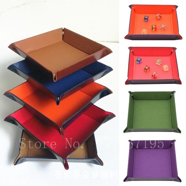 kitchen storage & organization 1pcs foldable trays pu leather square tray for dice table games key wallet coin box deskholde
kitchen storage & organization 1pcs foldable trays pu leather square tray for dice table games key wallet coin box deskholde