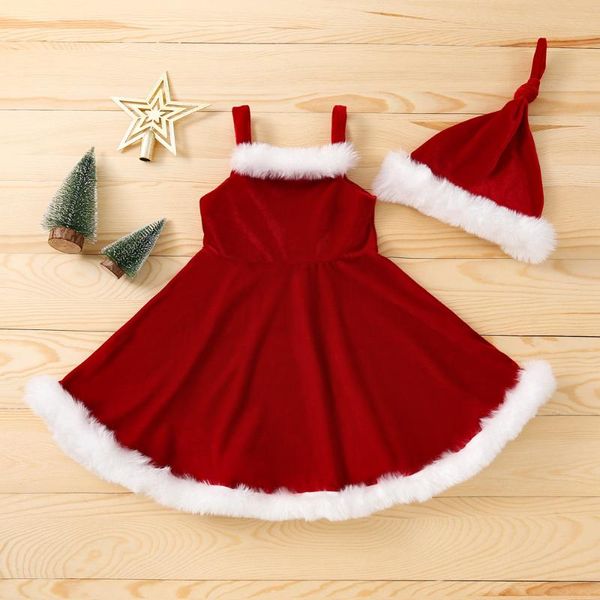 girl's dresses cute velvet christmas dress kids girls square collar stitching plush sleeveless a-line princess for party birthday 2-6y, Red;yellow
girl's dresses cute velvet christmas dress kids girls square collar stitching plush sleeveless a-line princess for party birthday 2-6y, Red;yellow