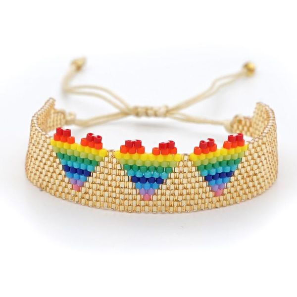 go2boho miyuki bracelet friends jewelry heart mexican pulseras mujer moda 2021 boho rainbow bracelets handmade woven wholesale charm, Golden;silver
go2boho miyuki bracelet friends jewelry heart mexican pulseras mujer moda 2021 boho rainbow bracelets handmade woven wholesale charm, Golden;silver