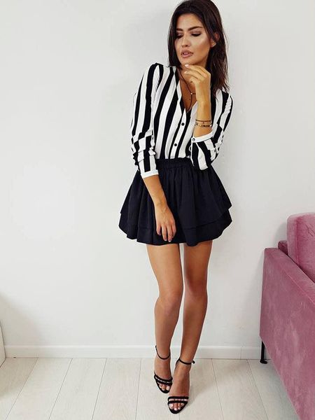 trendy casual shirt women clothes summer long sleeve ol autumn buttons striped loose ladies blouse women's blouses & shirts, White
trendy casual shirt women clothes summer long sleeve ol autumn buttons striped loose ladies blouse women's blouses & shirts, White