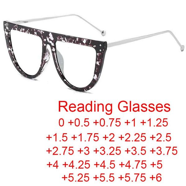 sunglasses classic fashion half round big frame reading glasses 2021 men women finished prescription eyeglasses hyperopia eyewear 0 to +6.0, White;black
sunglasses classic fashion half round big frame reading glasses 2021 men women finished prescription eyeglasses hyperopia eyewear 0 to +6.0, White;black