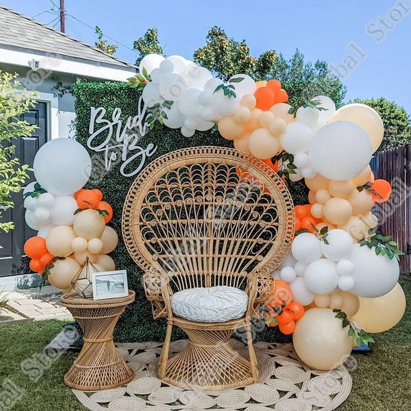 party decoration 106pcs white orange latex balloons birthday decor ballons event happy balloon
party decoration 106pcs white orange latex balloons birthday decor ballons event happy balloon