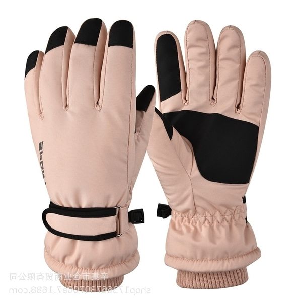 ski gloves women's windproof, waterproof and antiskid touch screen plush thickened men's outdoor mountaineering riding, Black
ski gloves women's windproof, waterproof and antiskid touch screen plush thickened men's outdoor mountaineering riding, Black