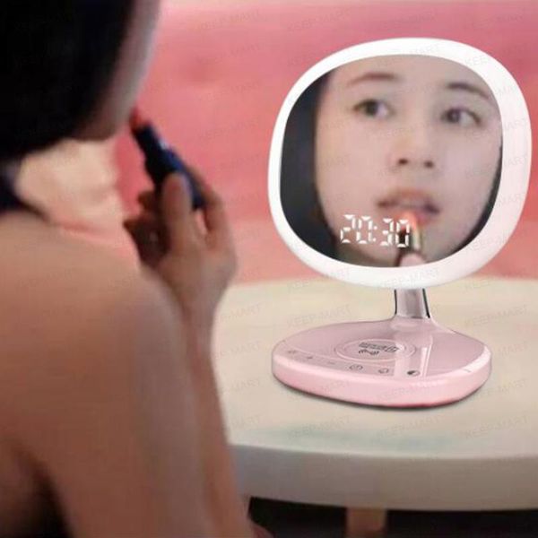 digital clock makeup mirror with phone wireless charger wall desk & table clocks
digital clock makeup mirror with phone wireless charger wall desk & table clocks