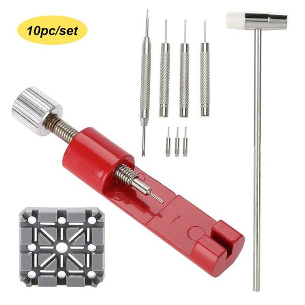repair tools & kits 10pc/set watch tool set link band slit strap bracelet chain pin remover adjuster kit for professional watchmak
repair tools & kits 10pc/set watch tool set link band slit strap bracelet chain pin remover adjuster kit for professional watchmak