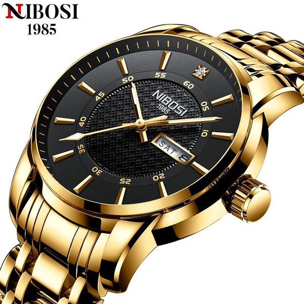 wristwatches nibosi fashion men watches chronograph waterproof quartz stainless steel business date watch relogio masculino, Slivery;brown
wristwatches nibosi fashion men watches chronograph waterproof quartz stainless steel business date watch relogio masculino, Slivery;brown