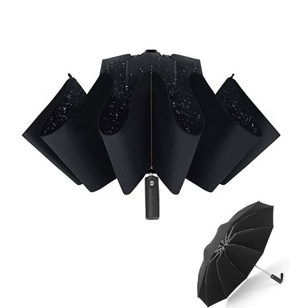 umbrellas reverse large folding umbrella rain woman business men automatic windproof male parasol paraguas sunny&rainy
umbrellas reverse large folding umbrella rain woman business men automatic windproof male parasol paraguas sunny&rainy
