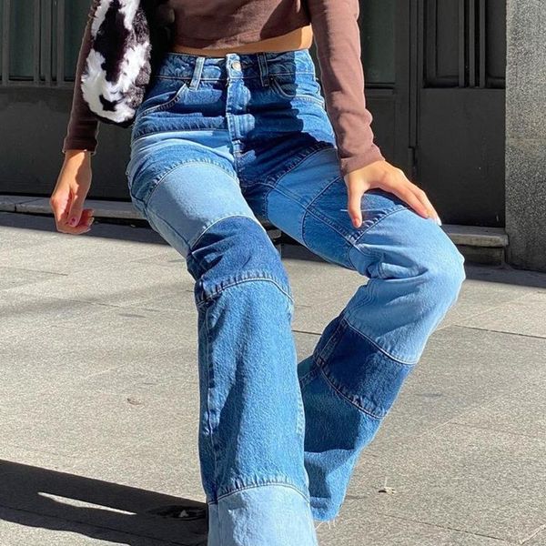 women's jeans grunge aesthetic low rise women stripe plaid patches vintage 90s denim trousers female y2k e girl straight pants, Blue
women's jeans grunge aesthetic low rise women stripe plaid patches vintage 90s denim trousers female y2k e girl straight pants, Blue