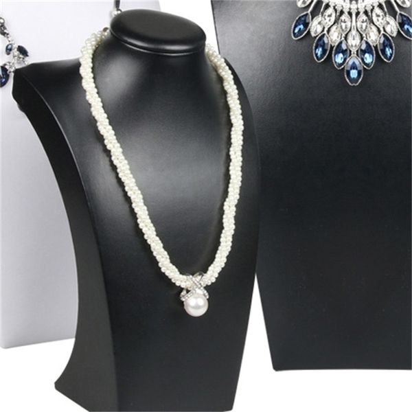 black pu leather necklace bust tall jewelry display stand neck form for jewellery window shelf exhibition counter stand xpiwt 381 q2
black pu leather necklace bust tall jewelry display stand neck form for jewellery window shelf exhibition counter stand xpiwt 381 q2