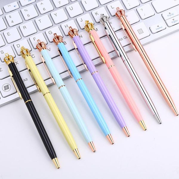 ballpoint pens crown scepter queen ball point pen personalized school office writting metal luxury crystal stationary custom logo, Blue;orange
ballpoint pens crown scepter queen ball point pen personalized school office writting metal luxury crystal stationary custom logo, Blue;orange