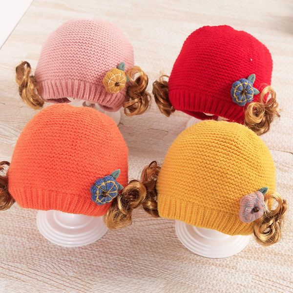 caps & hats winter female baby hat woolen 0-3 years old princess wig cap flower children's knitted born po outfits, Yellow
caps & hats winter female baby hat woolen 0-3 years old princess wig cap flower children's knitted born po outfits, Yellow