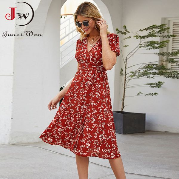 women floral print summer dress fashion high waist short sleeve v-neck a-line split elegant party casual beach holiday 210510, Black;gray
women floral print summer dress fashion high waist short sleeve v-neck a-line split elegant party casual beach holiday 210510, Black;gray