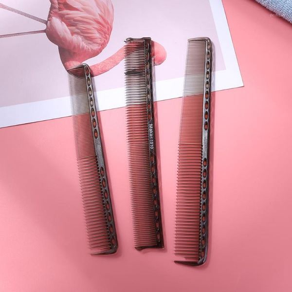 high-quality aluminum combs anti-static women men antibacterial carbon salon barber hairdressing hair brush styling tools1, Silver
high-quality aluminum combs anti-static women men antibacterial carbon salon barber hairdressing hair brush styling tools1, Silver