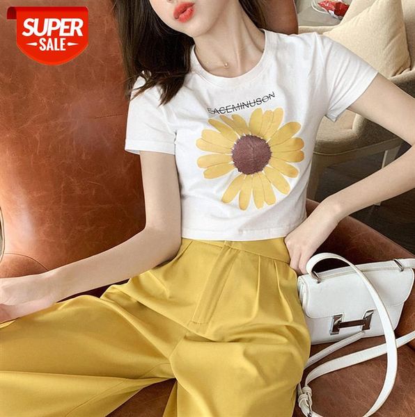 little daisy short-sleeved t-shirt female ins tide women's clothing korean style wild round neck print clothes girls #lr5y, Black;gray
little daisy short-sleeved t-shirt female ins tide women's clothing korean style wild round neck print clothes girls #lr5y, Black;gray