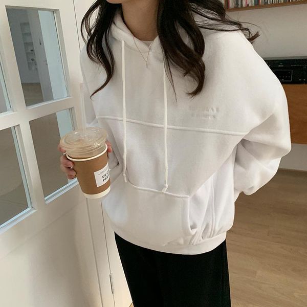 letters embroidery pocket hooded white solid harajuku long sleeve kawaii hoodie loose korean style fashion y1889a women's hoodies & swe, Black
letters embroidery pocket hooded white solid harajuku long sleeve kawaii hoodie loose korean style fashion y1889a women's hoodies & swe, Black